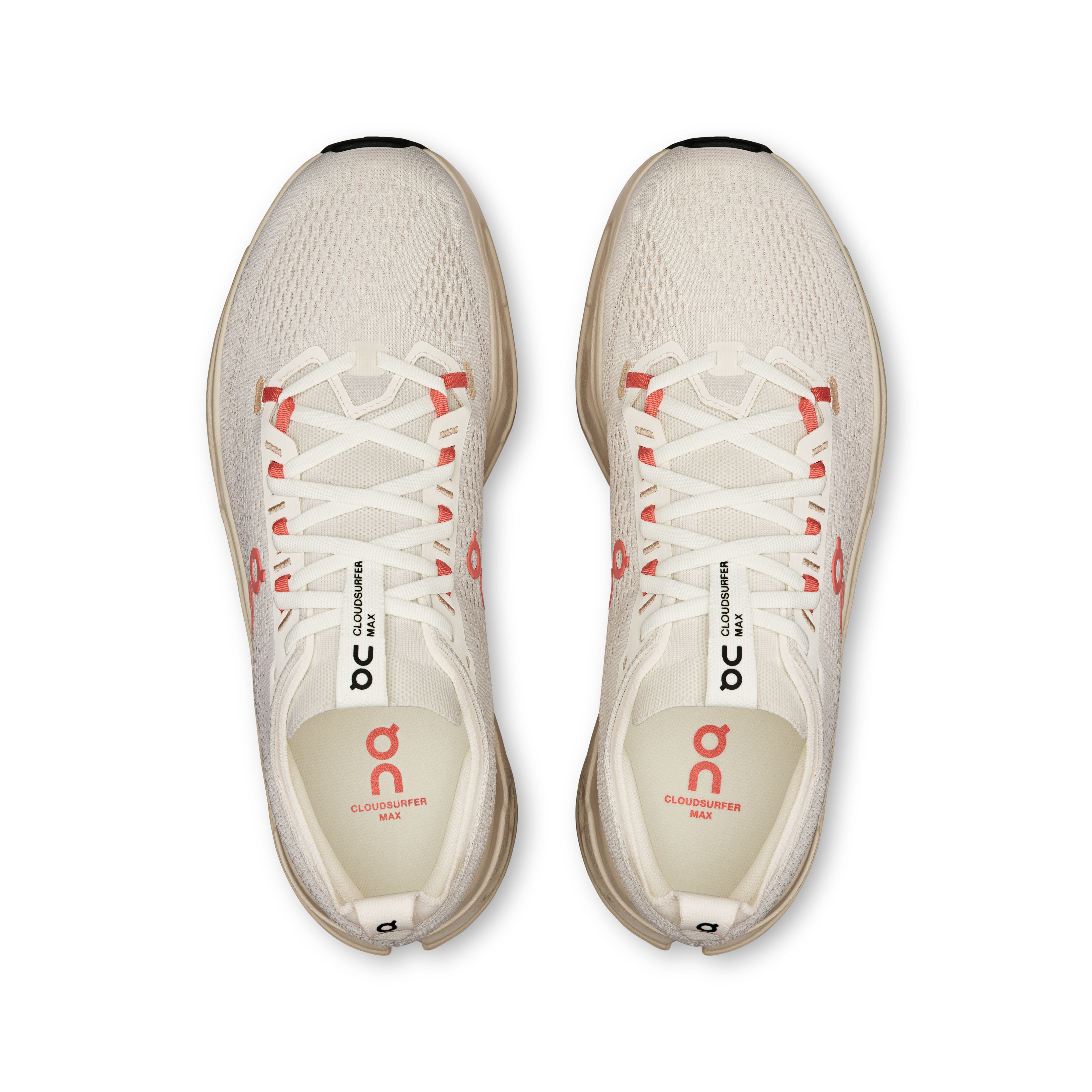 ON Cloudsurfer Max 'Ivory | Salmon'
