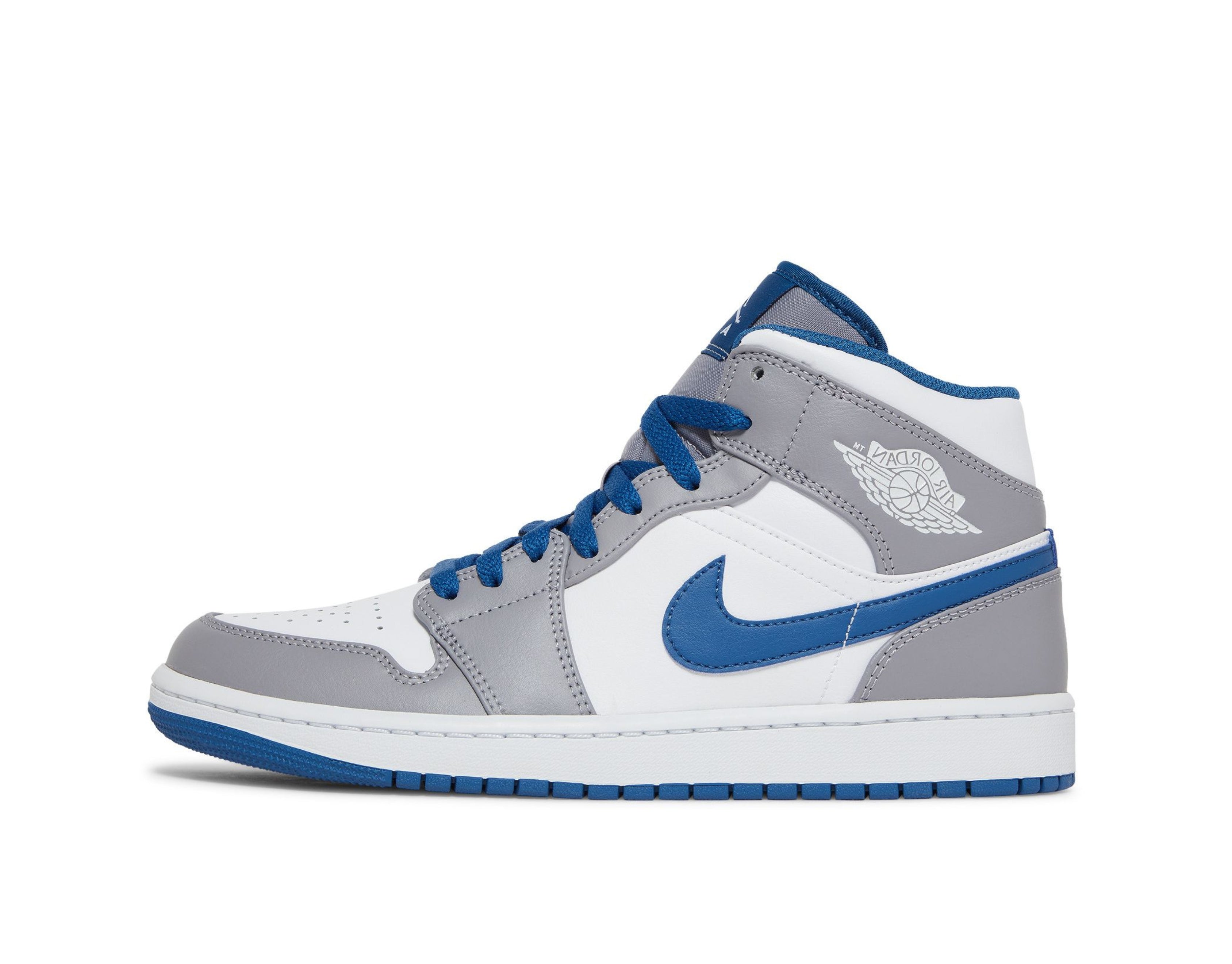 Air Jordan 1 Mid 'Cement True Blue'