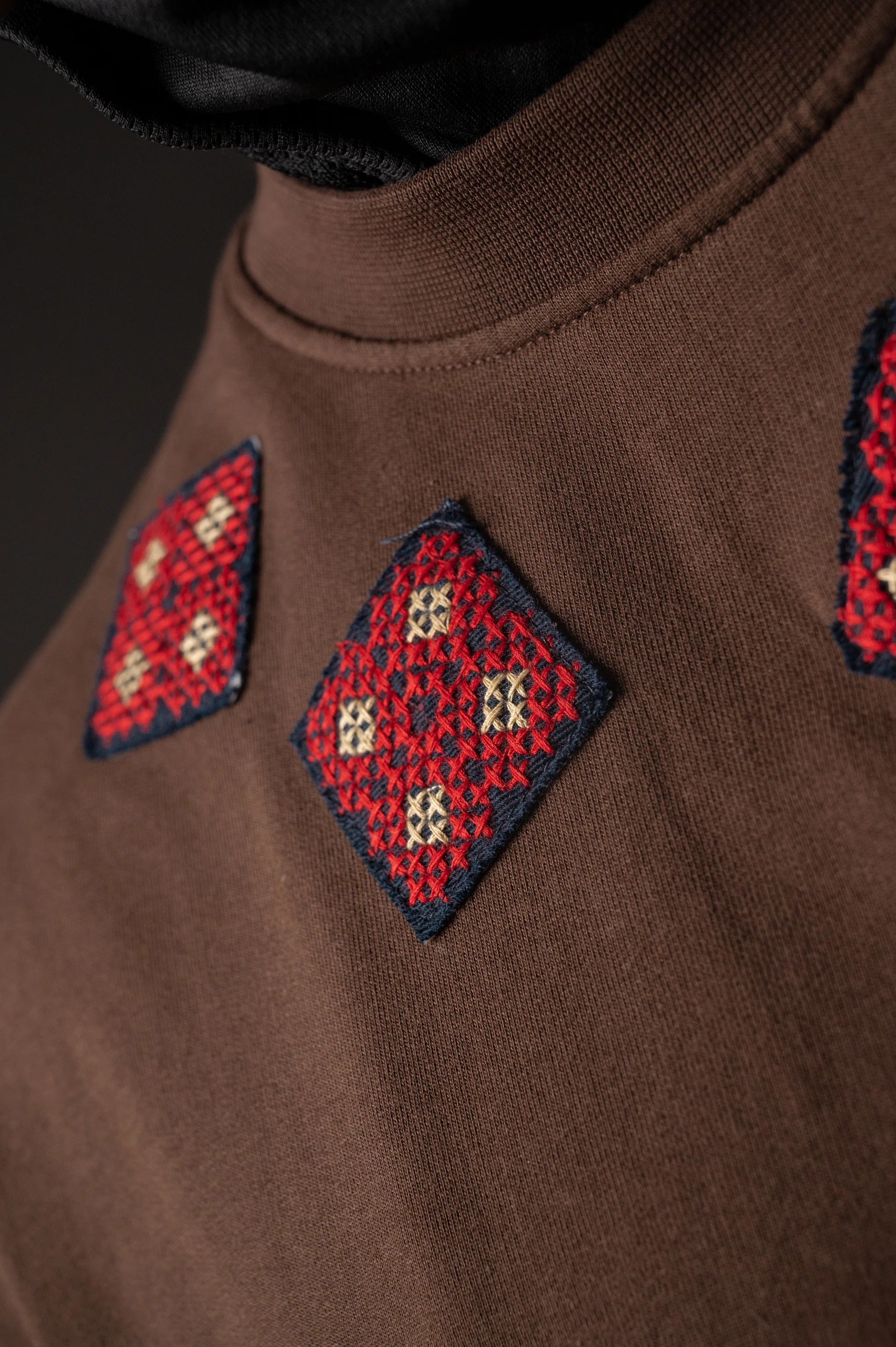 Element Brown Hand Work T-shirt