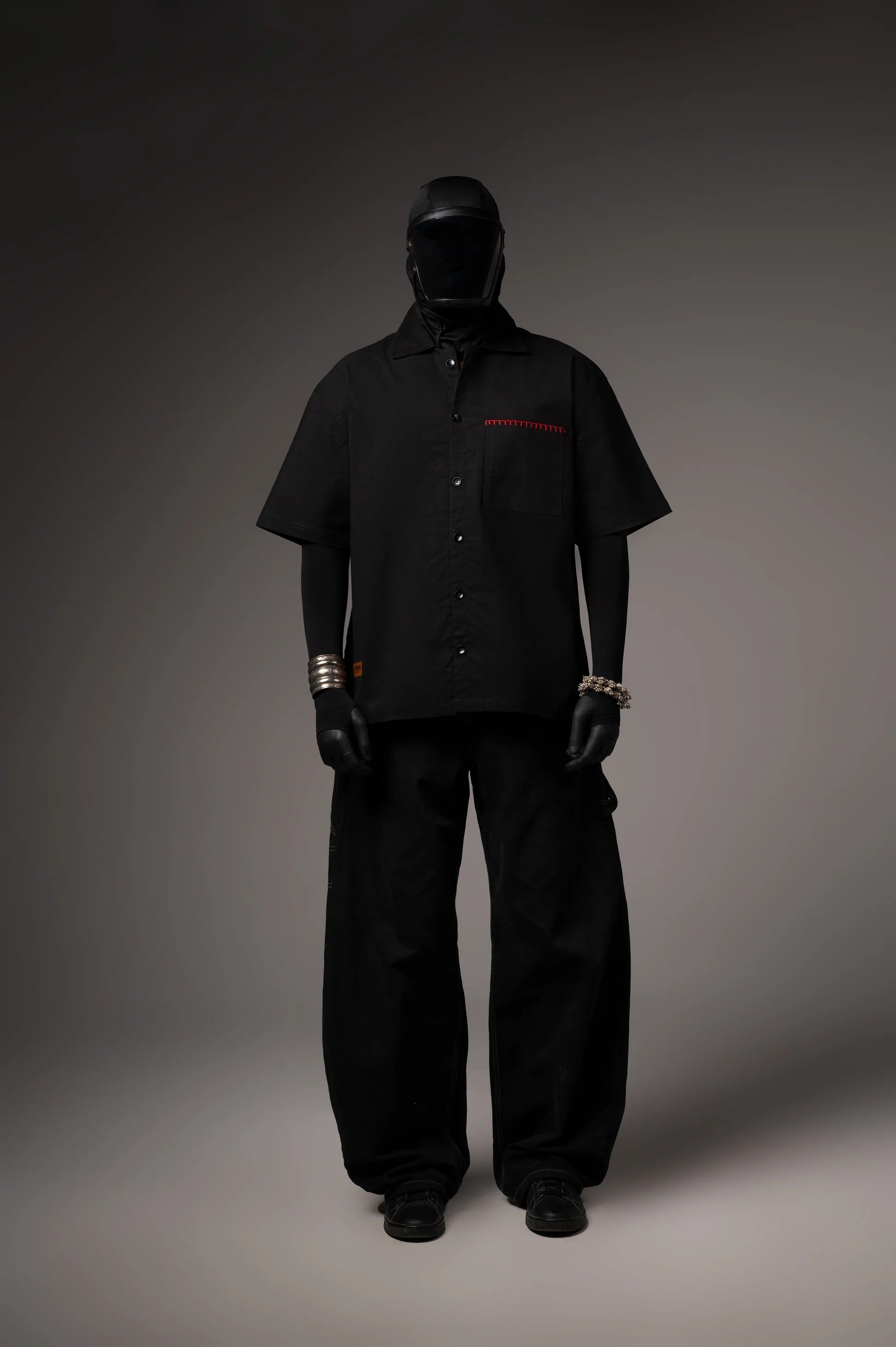 Peacock Hand Work Shirt