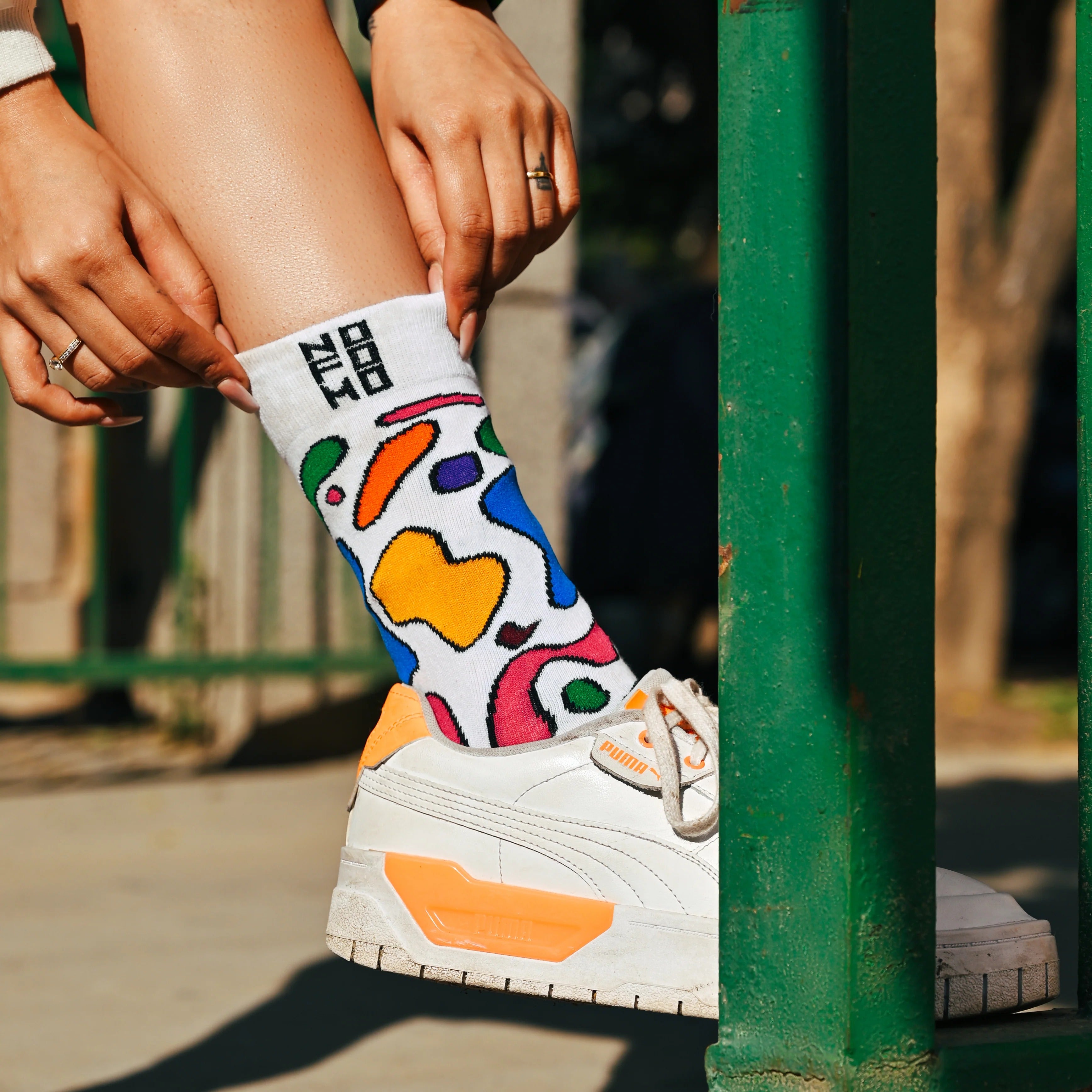 Colour Blast - Crew Length Socks