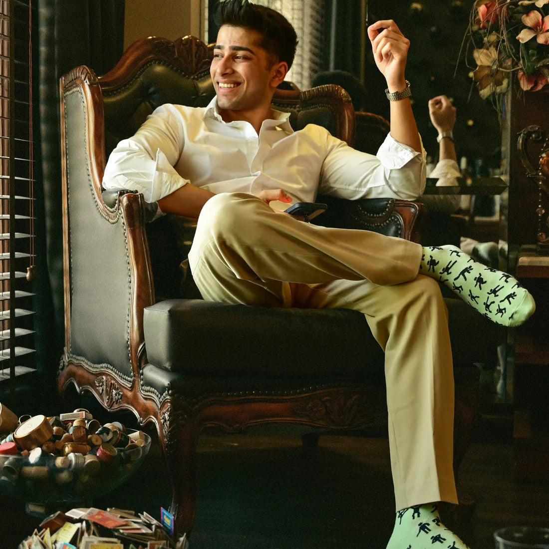 Stick Figures - Short Crew Socks