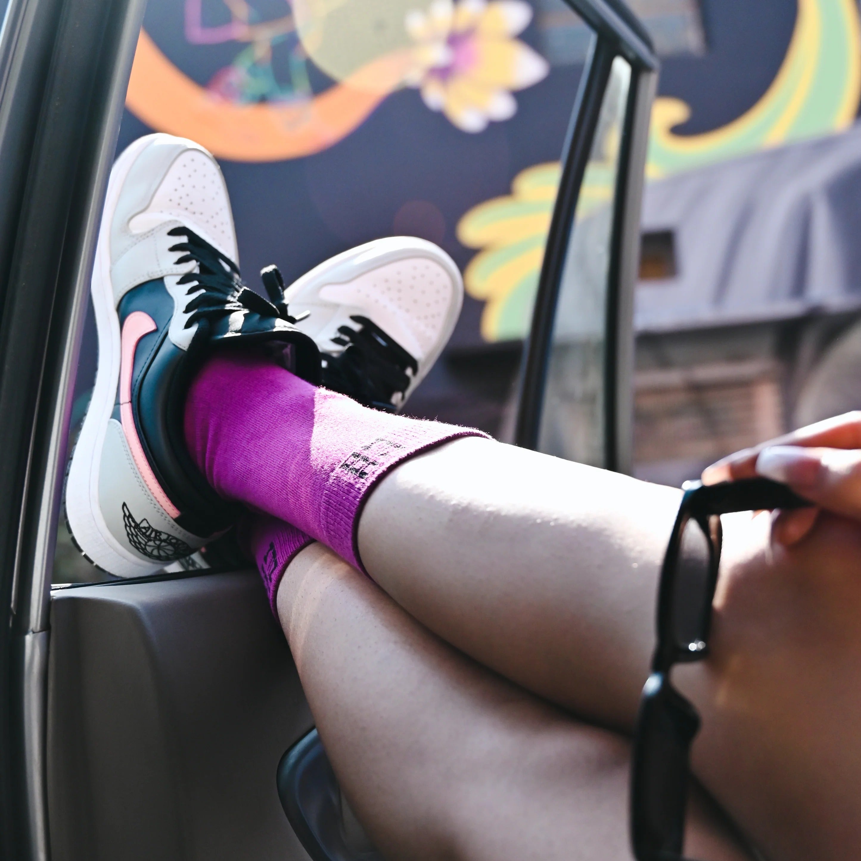 NFM Purple - Crew Length Socks