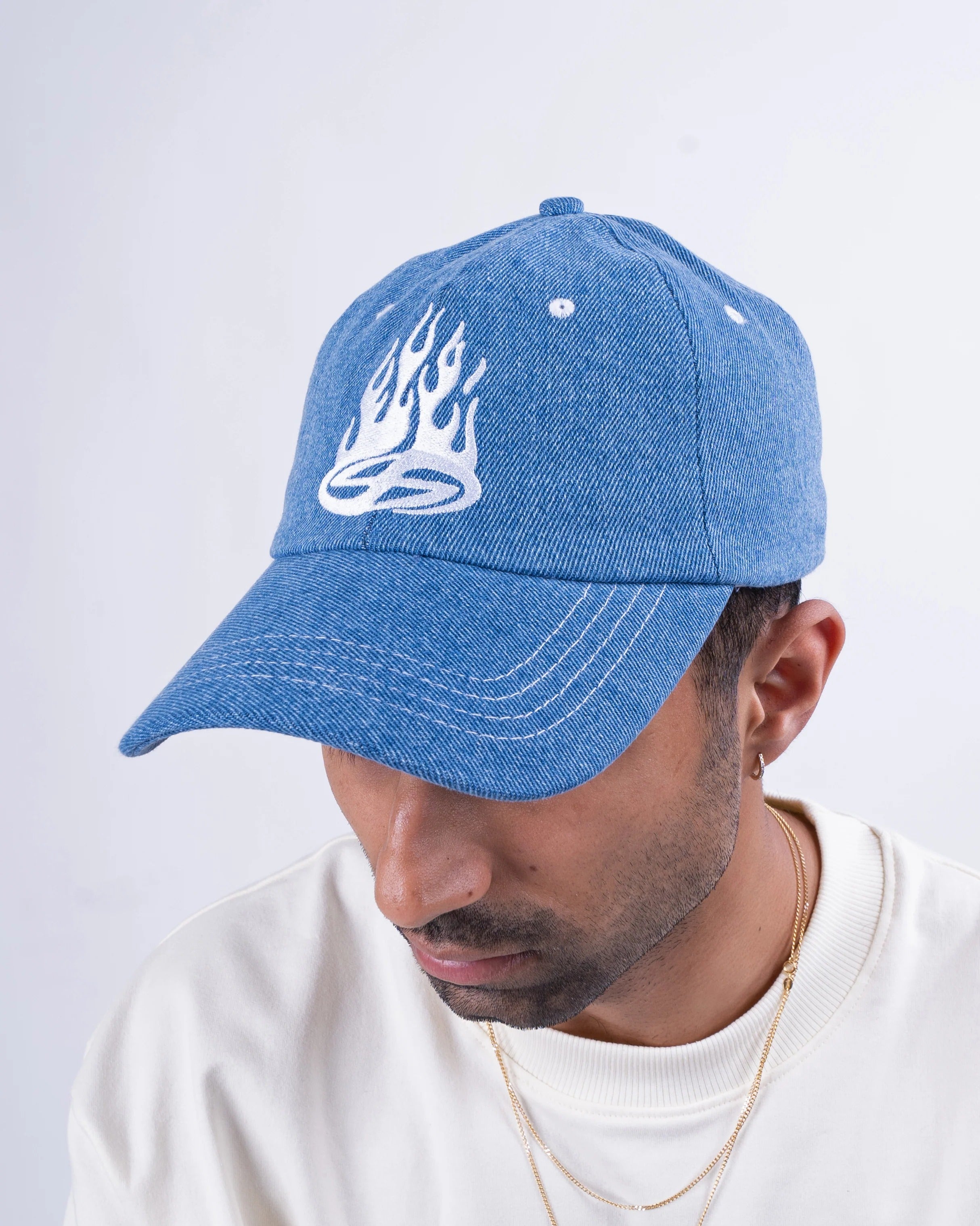 Hothead Cap in Blue/Denim