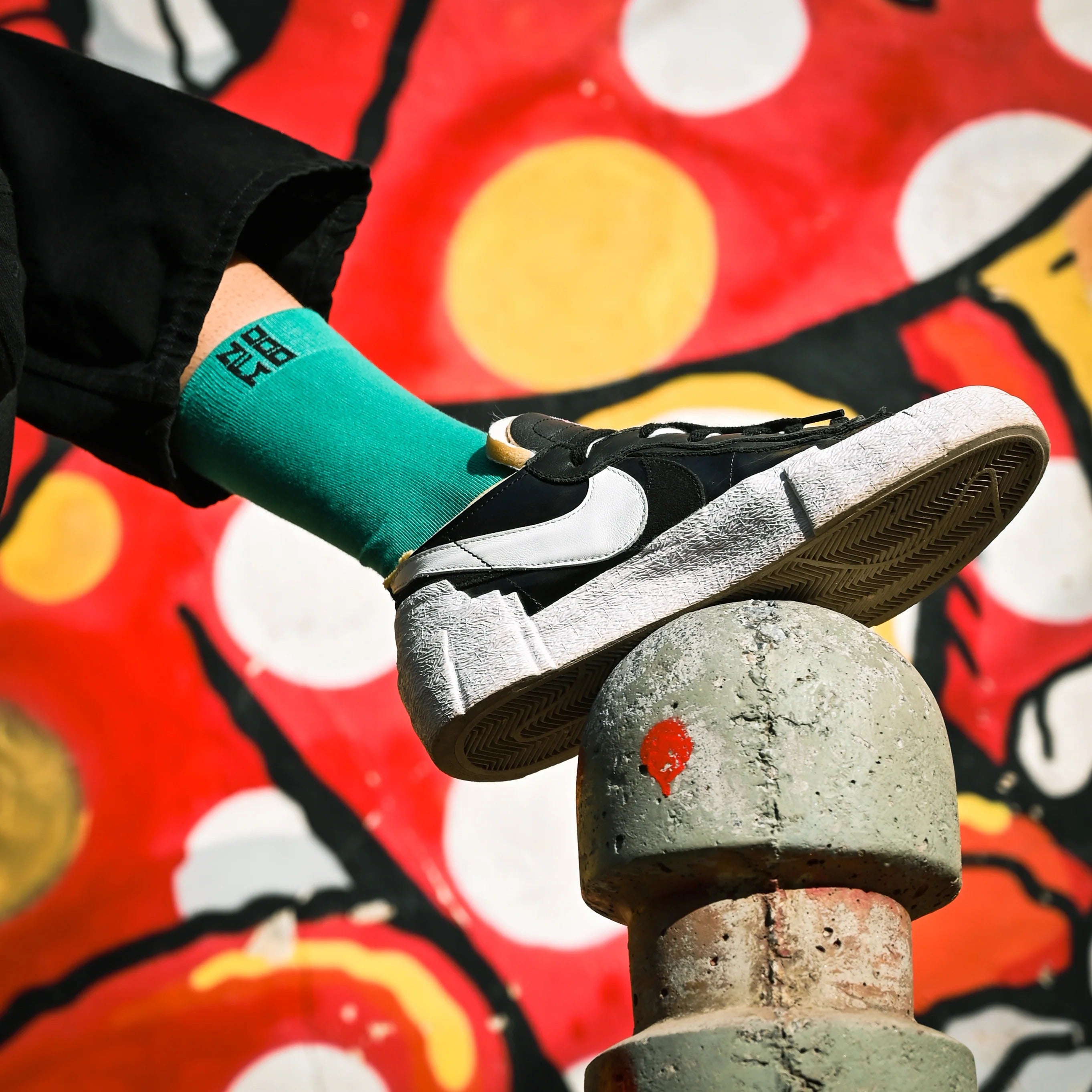 NFM Green - Crew Length Socks