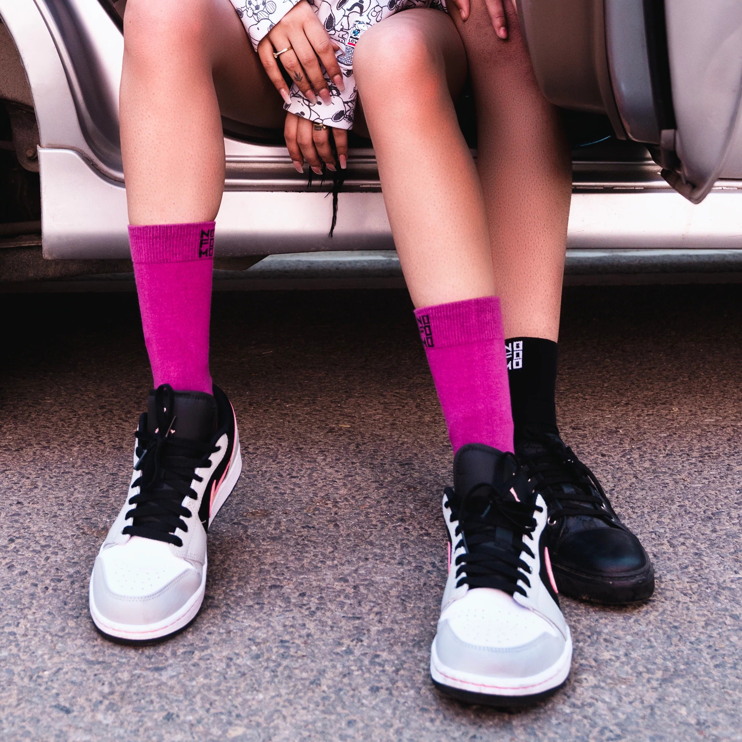 NFM Purple - Crew Length Socks