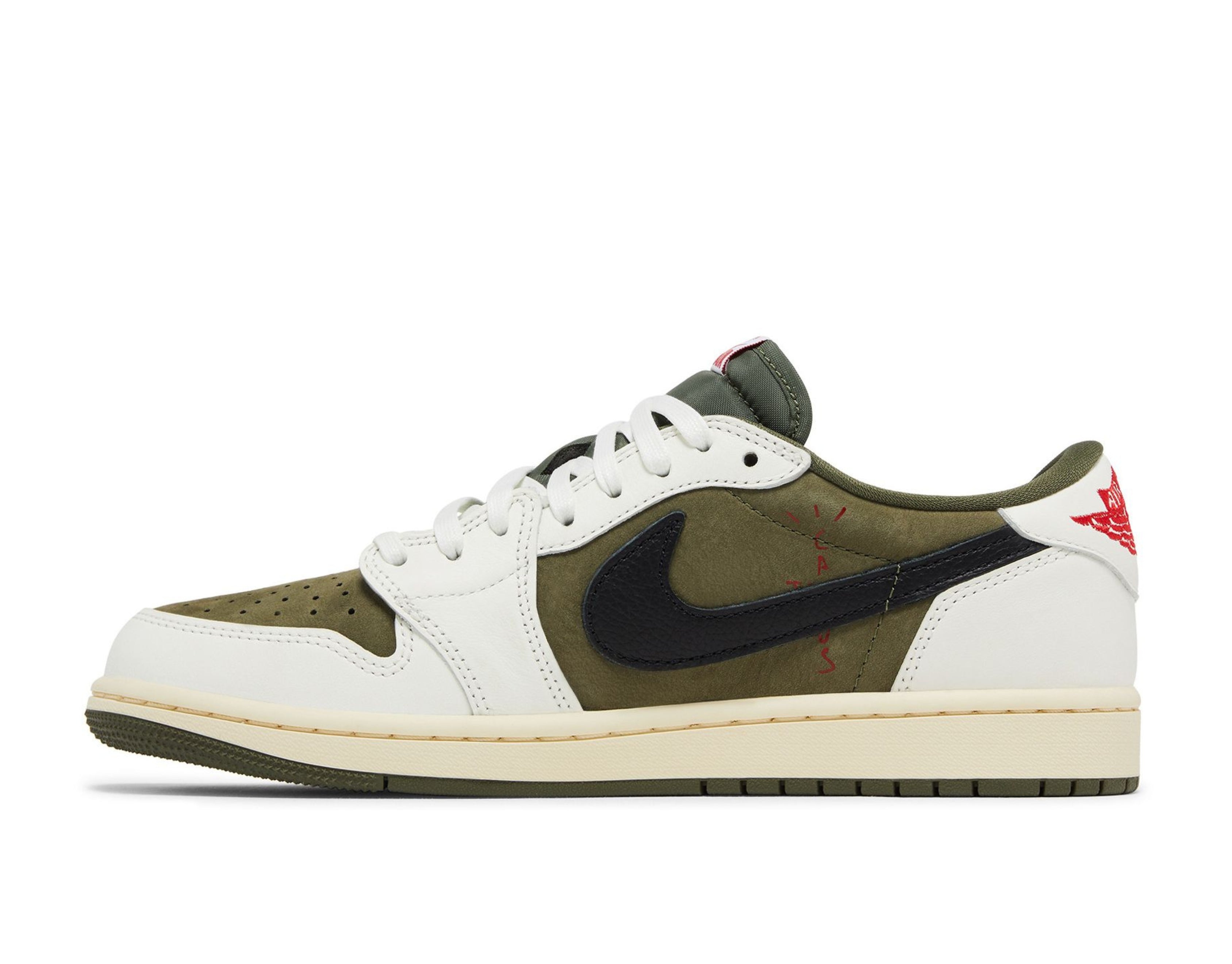 Travis Scott x Air Jordan 1 Retro Low OG SP 'Reverse Olive / Medium Olive'