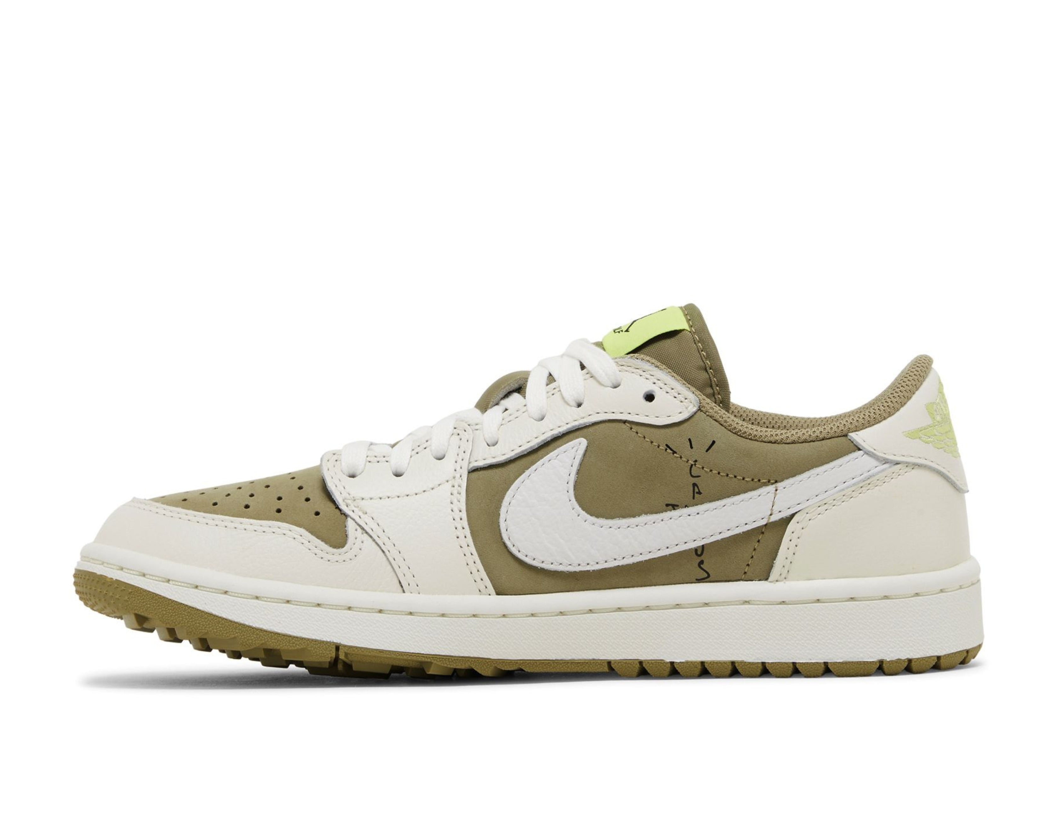 Travis Scott x Air Jordan 1 Low Golf 'Neutral Olive'