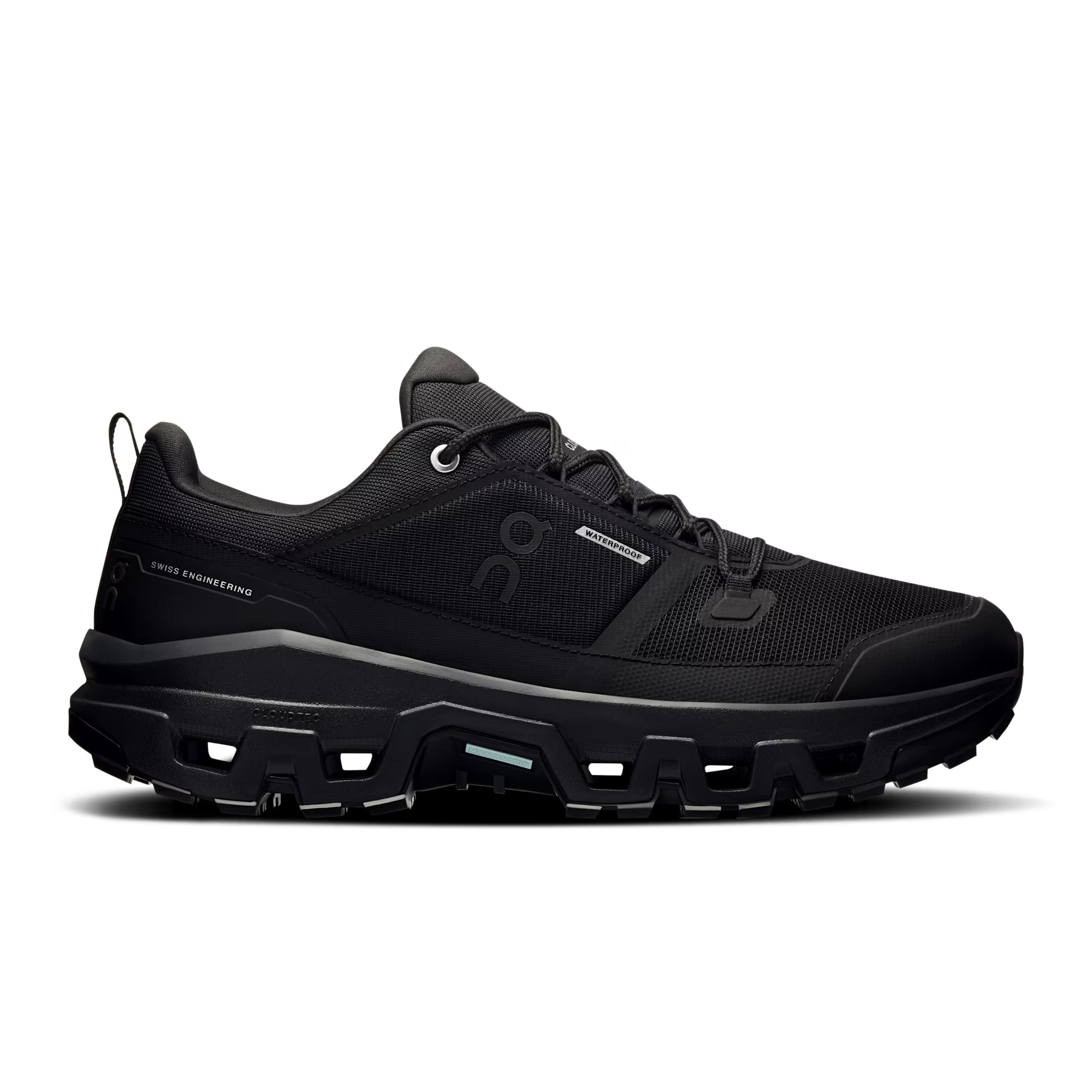 ON Cloudrock Low Waterproof 'Black | Black'