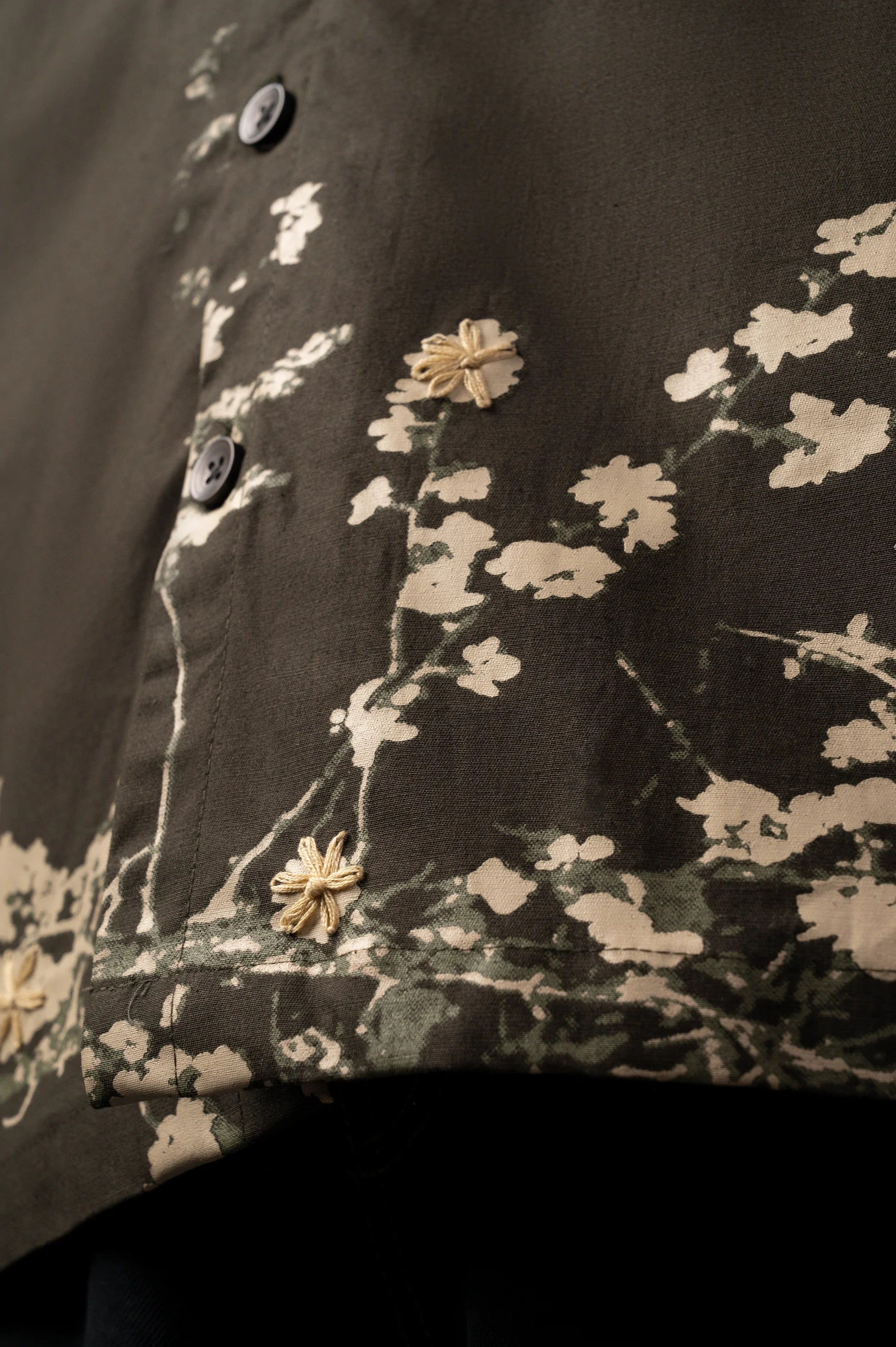 Greenery Hand Work Shirt