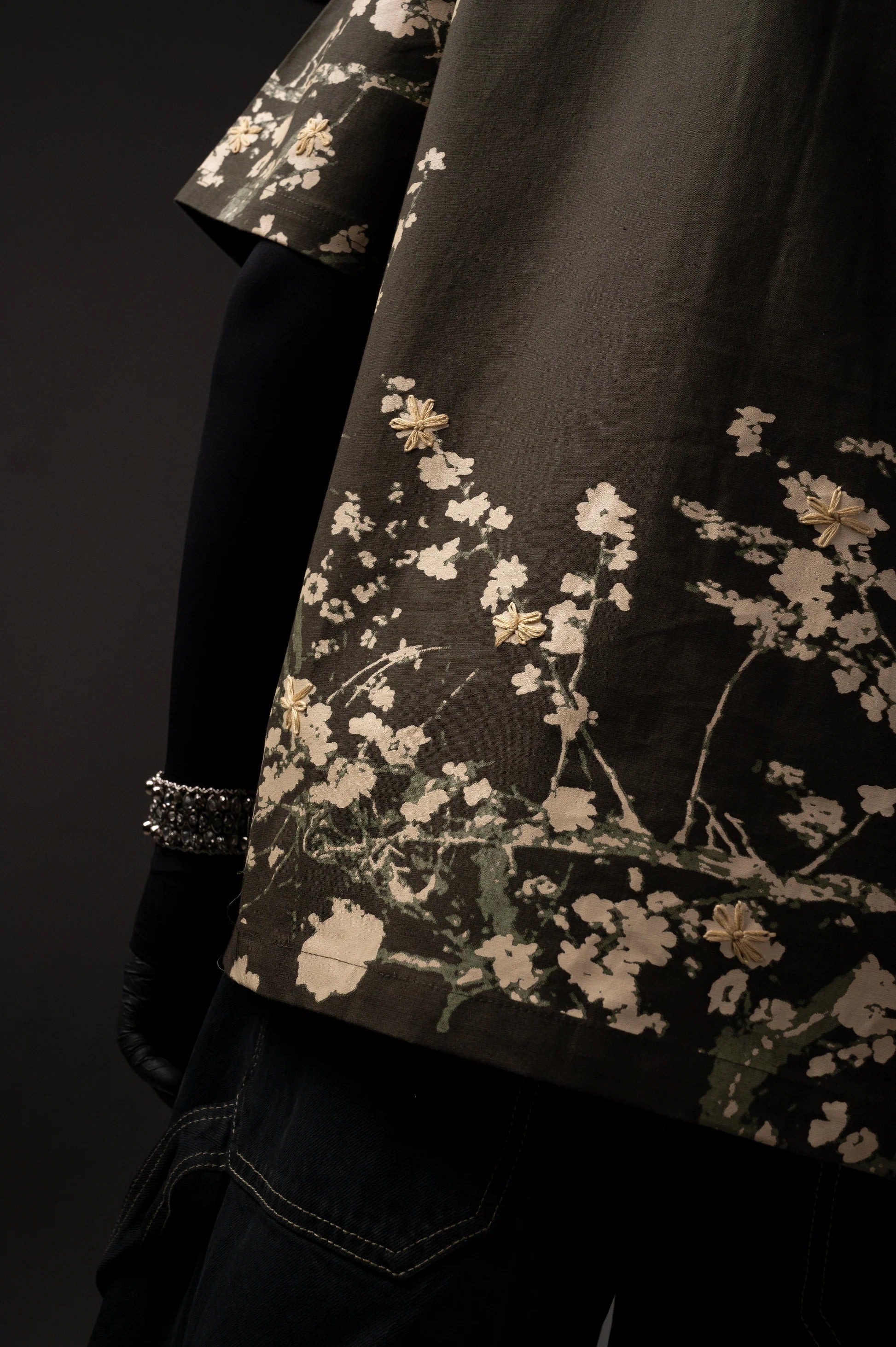 Greenery Hand Work Shirt