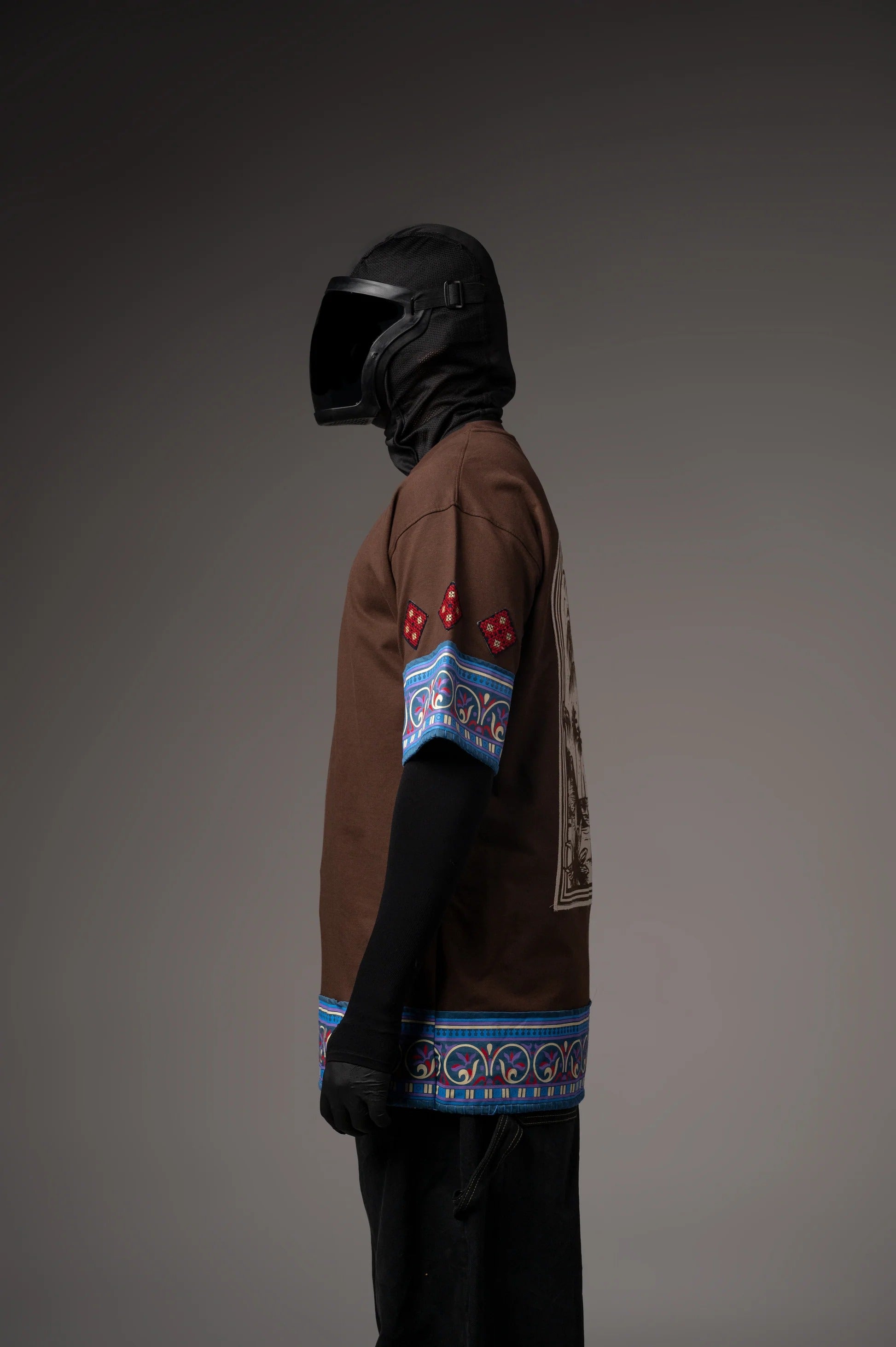 Element Brown Hand Work T-shirt