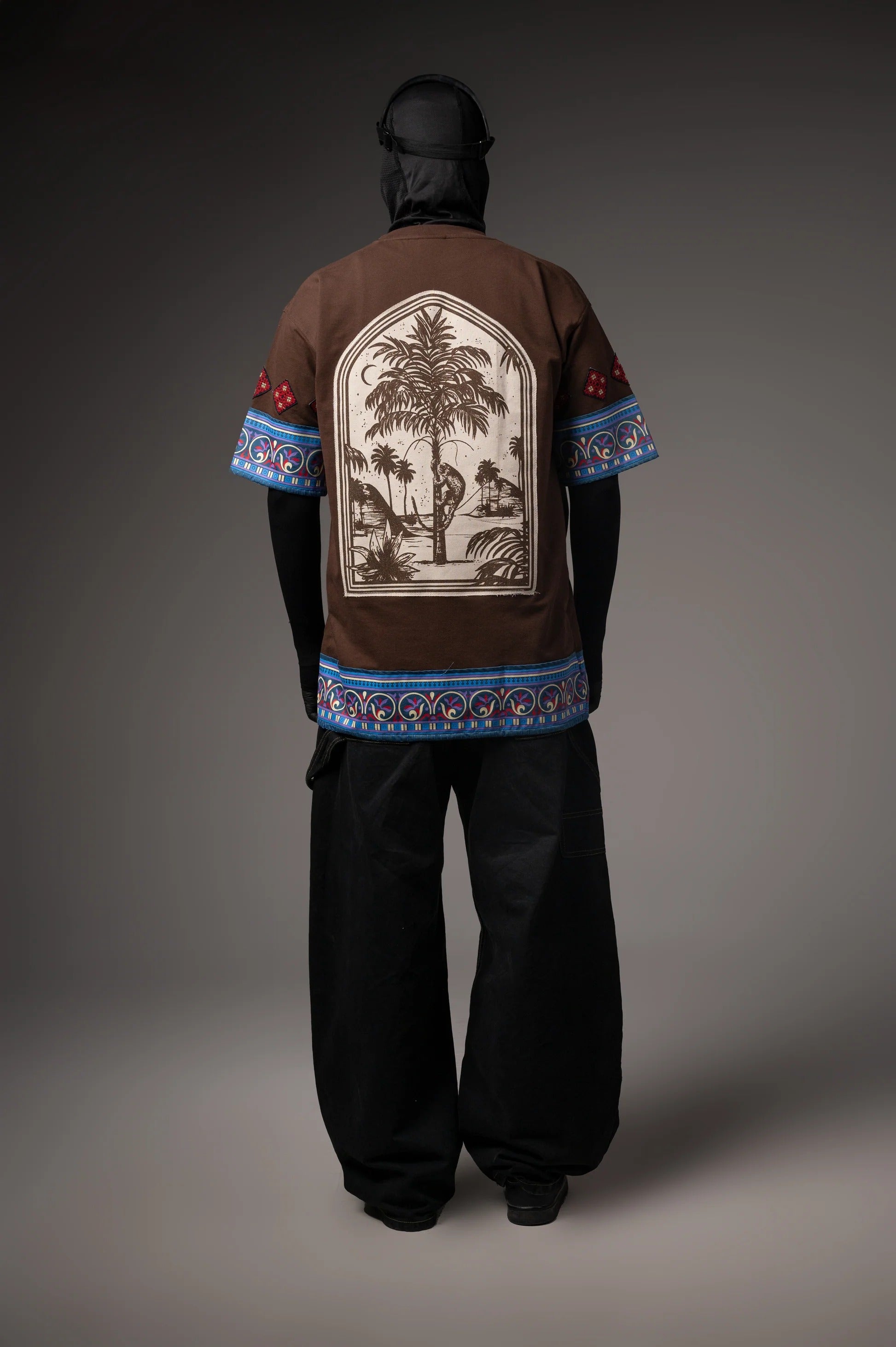 Element Brown Hand Work T-shirt