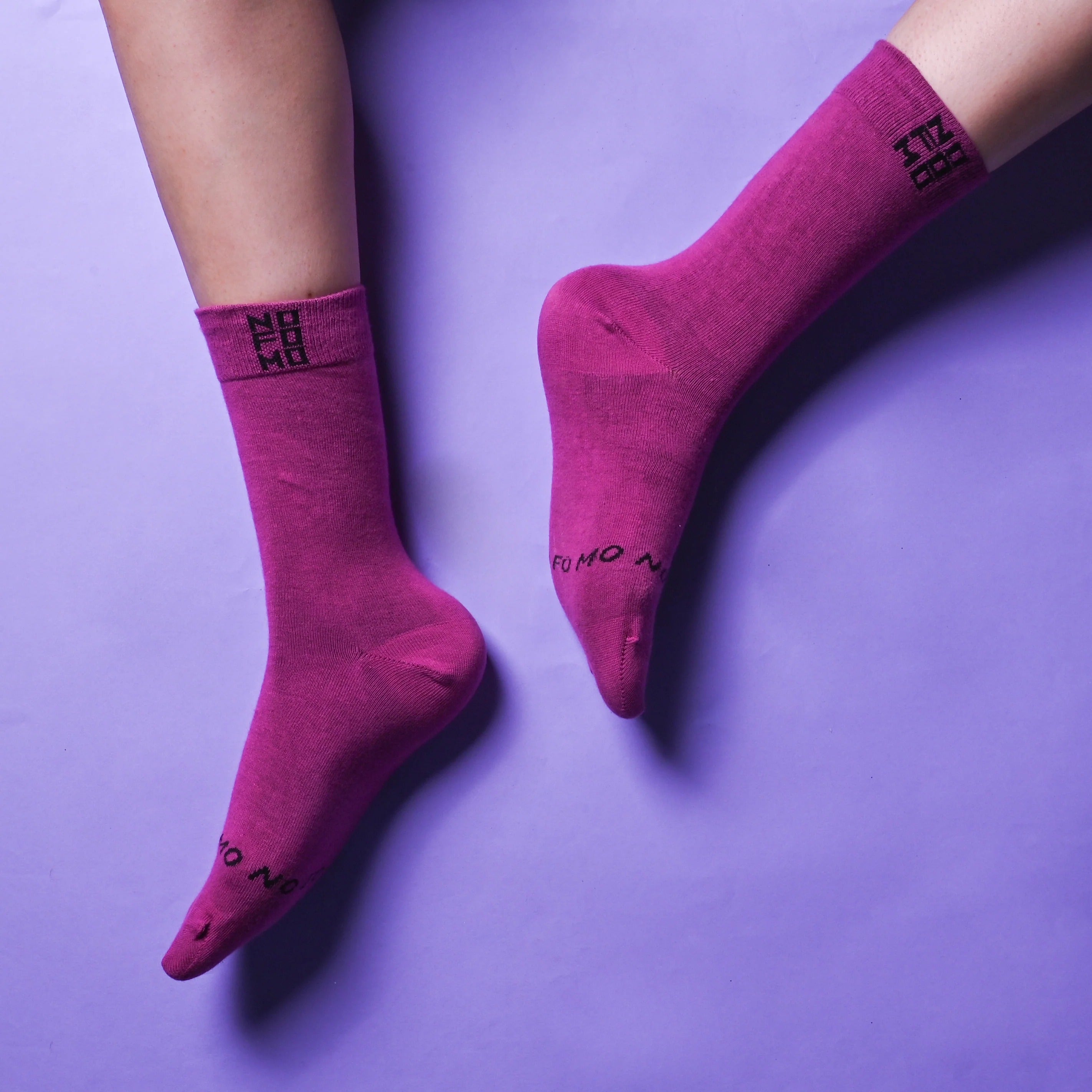 NFM Purple - Crew Length Socks