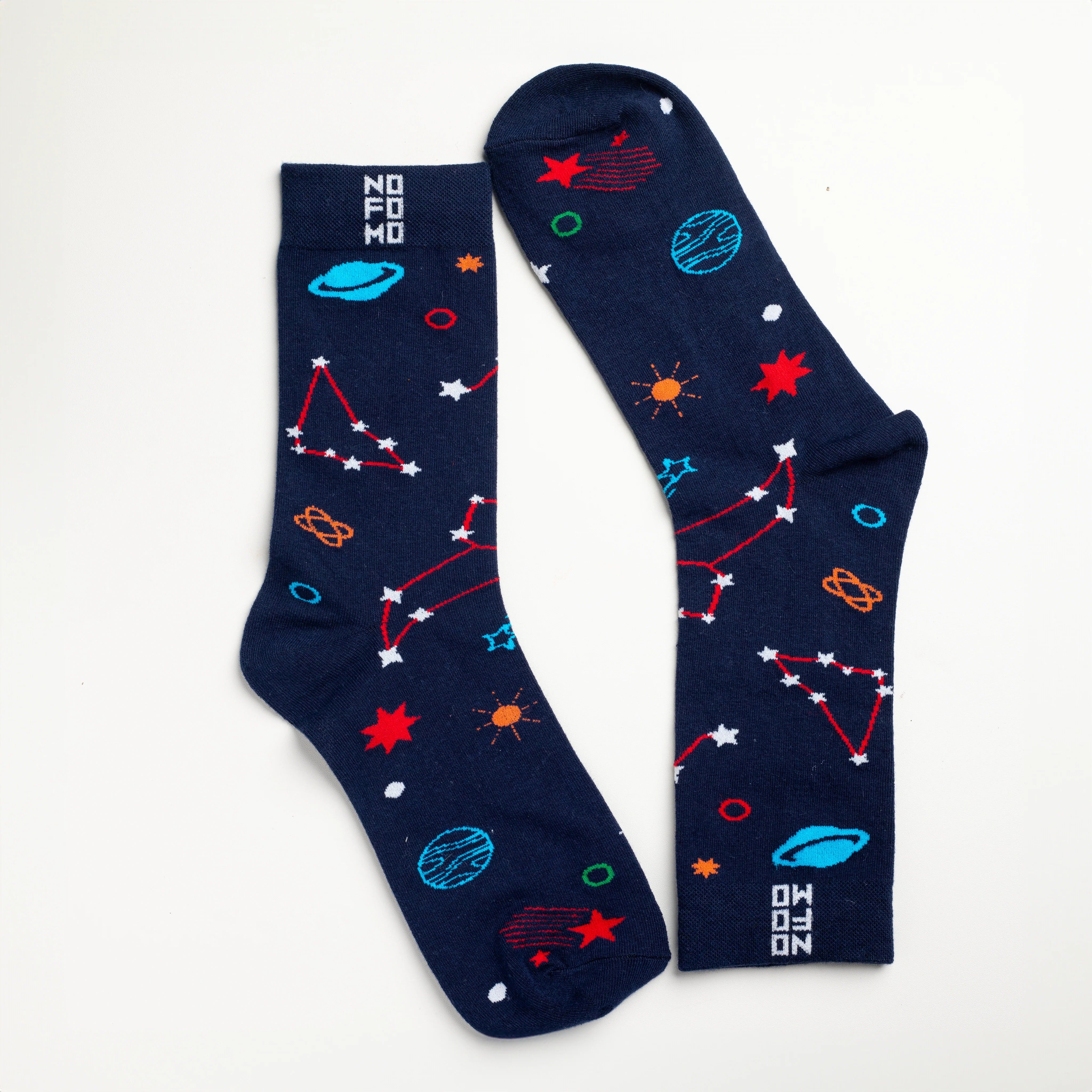 Starry Night - Crew Length Socks