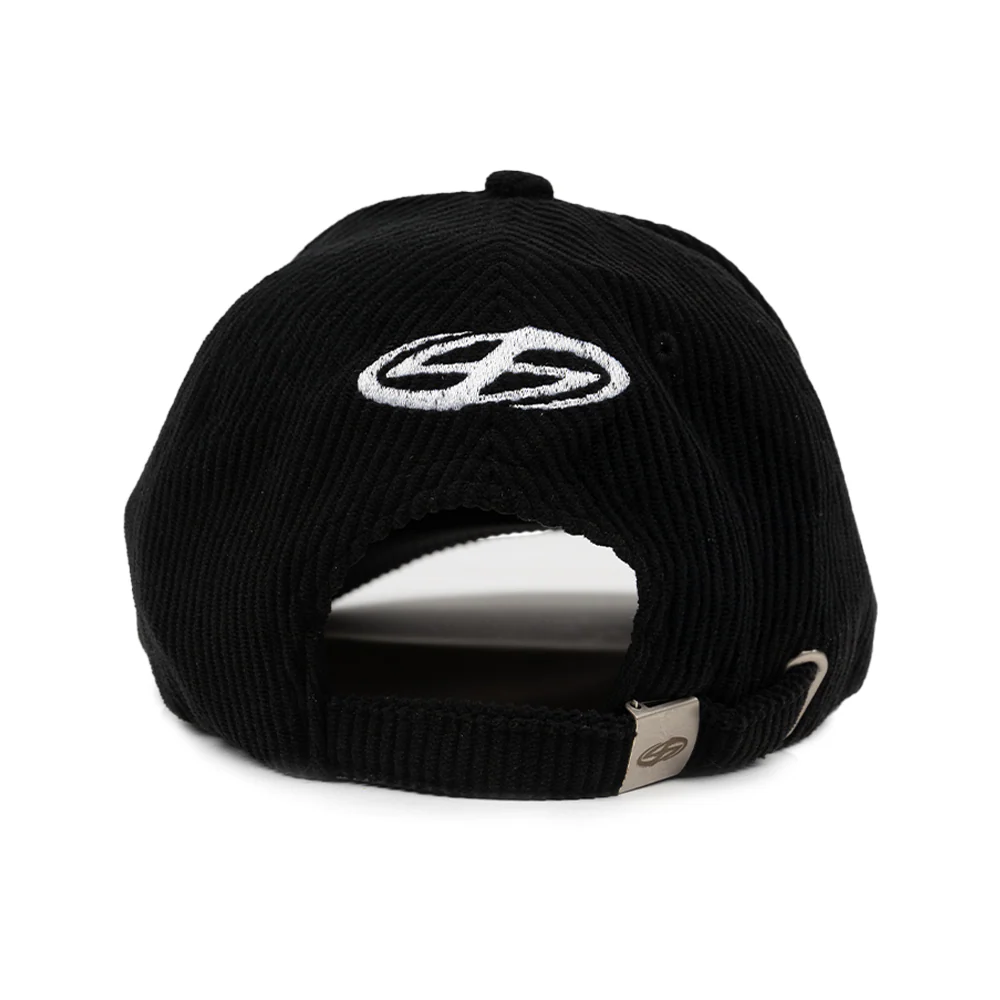 Corduroy Cap in Noir