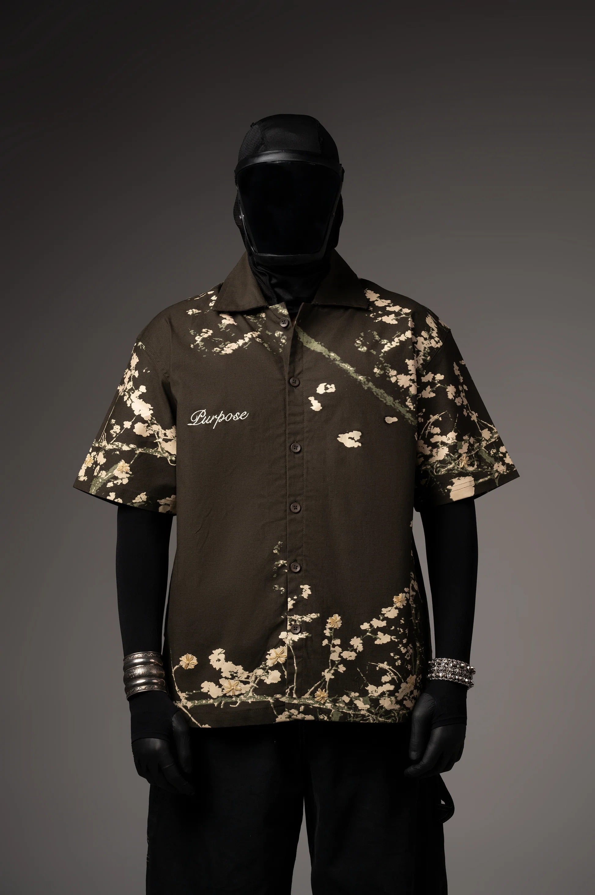 Greenery Hand Work Shirt