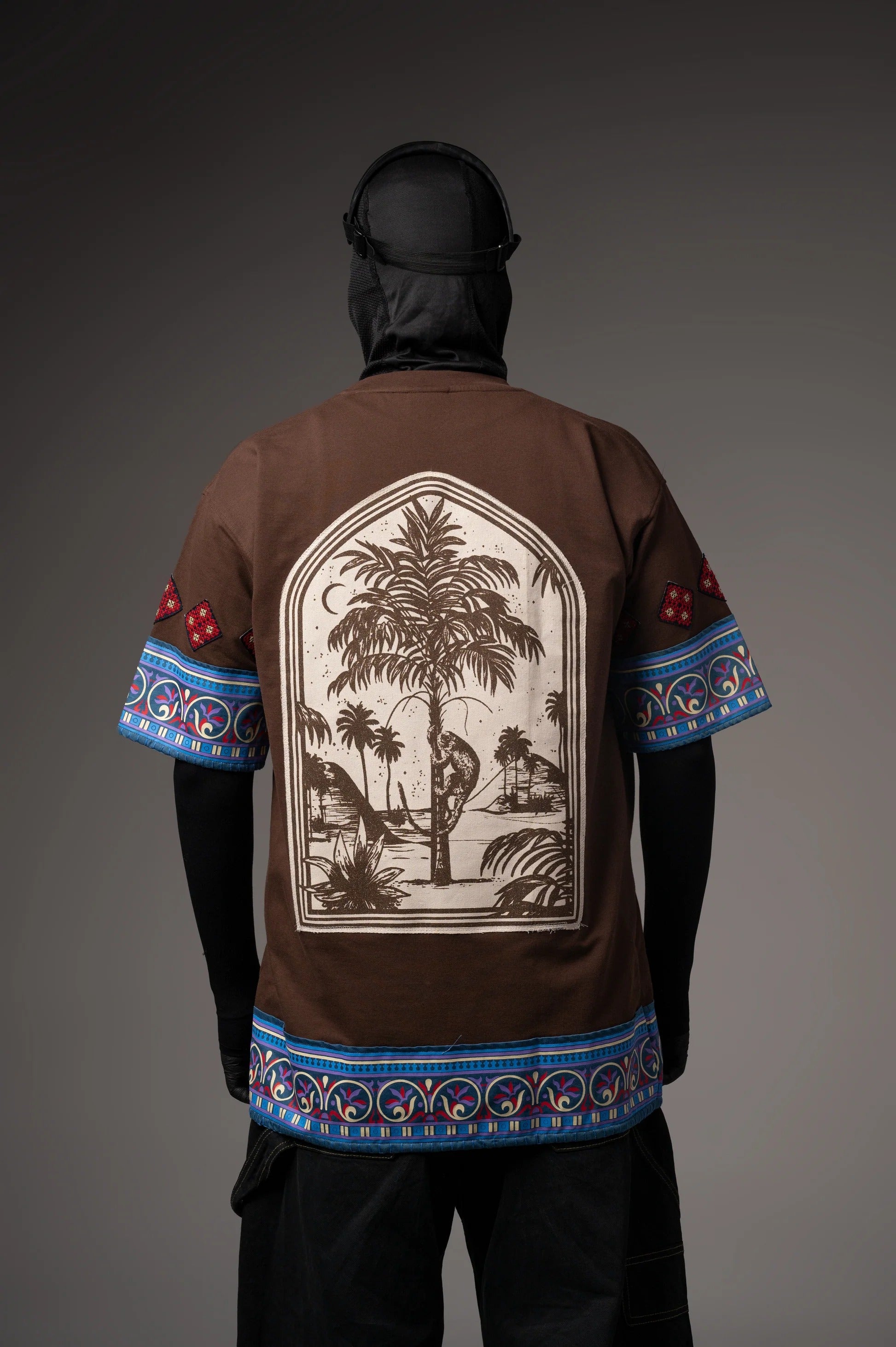 Element Brown Hand Work T-shirt