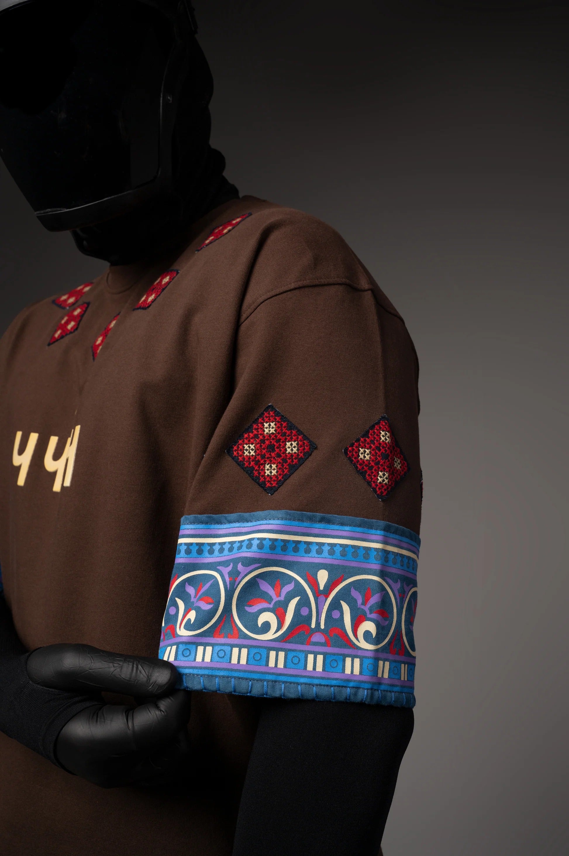 Element Brown Hand Work T-shirt